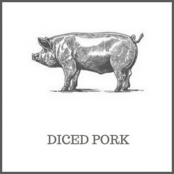 Diced Pork
